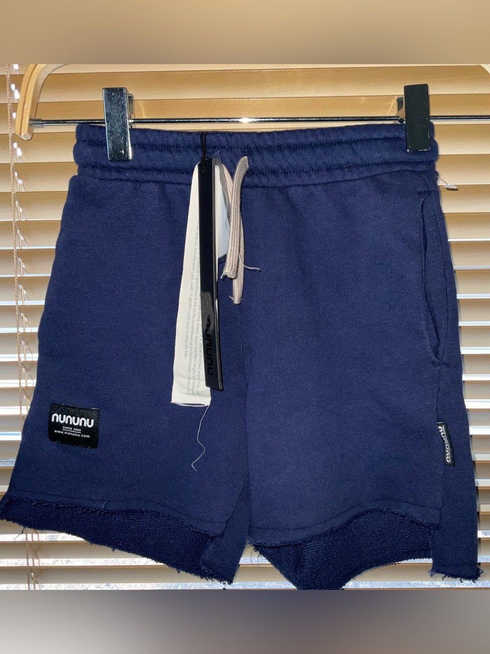 nununu unbalanced shorts